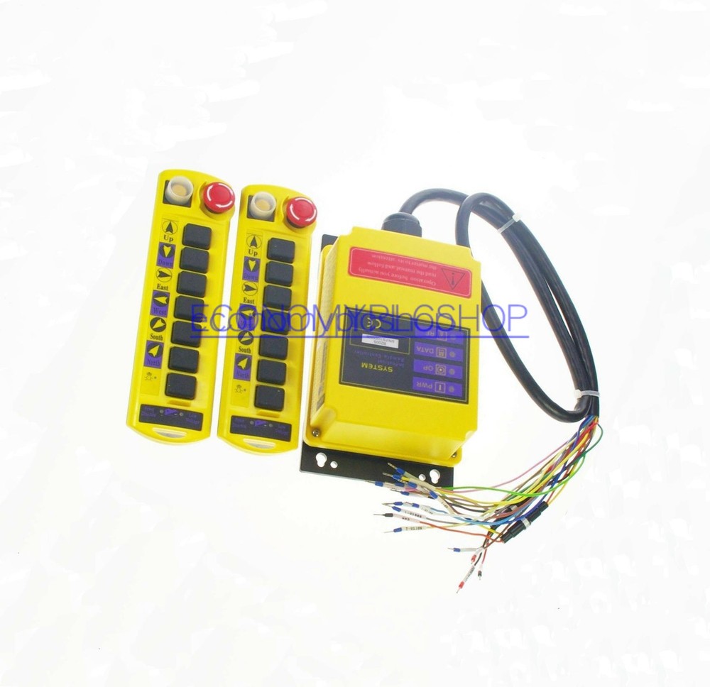 1 Control 2 Transmitters Hoist Crane industrial Control Construction Set B200S