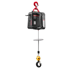 Powerful 2-in-1 Electric Hoist Winch, 1100 Lbs Capacity, Remote Control