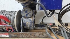 MY-TE 100AB Single Line Drum Winch Hoist 2000 Lb Lift, 120V USED