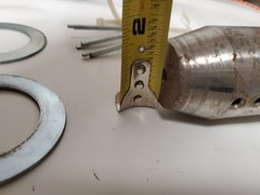 Crane Jib Pin 5lb 6″ x2″ x2″ w 4x 3″ Cotter Pin 4x 3″ Washer ? LOAD & A-2-B Co ?