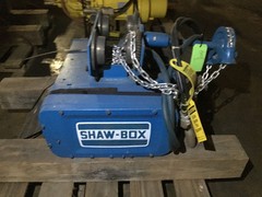 Shaw-Box 80L01050S33A Pneumatic Hoist 2000 lb Capacity 33 fpm Speed