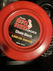 BIG RED TR9020 Torin Manual Hand Lift Steel Chain Block Hoist with 2 Hooks 4K