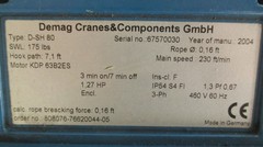 Demag D-SH80 Speed Hoist