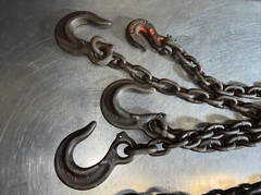 Cm Columbus Mckinnon 9/32 X 7” Adjustable Quad Sling Chain WLL Herc-Alloy 800