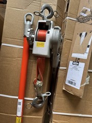 Chance Hubbell Psc3120000 Nylon Strap Hoist, 2 Ton Never Used