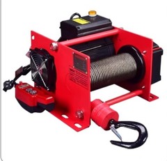 Electric Hoist Wire Rope Portable Pipe Seat-Type Small Crane Winch 220V 2-Phase
