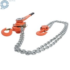 10FT Lifter Block Chain Hoist G80 Alloy Steel Ratchet Hoist 13200lb Capacity