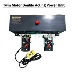 12V Hydraulic Pump Double Acting Twin Motor 4KW –12 Volt Electric Hydraulic Pump