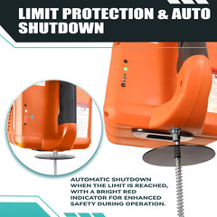 3-In-1 1500W Electric Hoist Winch, 120V Portable Electric Hoist with Remote (Man