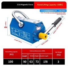 Magnetic Lifter 600KG Magnetic Disk Industrial Magnetic Lifting Device