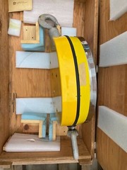 DILLON P 500 500 LB HANGING CRANE DIAL FACED SCALE WITH SHACKLE & HOOK BOXED