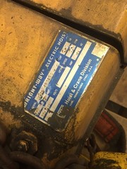 ACCO Wright Way 1/2 ton electric chain hoist 230/460 3PH 10′