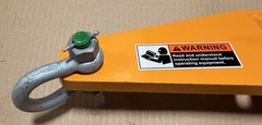 CALDWELL 16-1/4-4 LIFTING BEAM, 500 LB LOAD LIMIT, ADJUSTABLE, 8AUJ9, NEW!