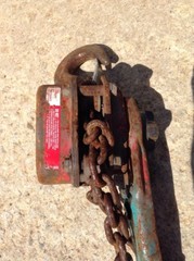 LITTLE MULE / COFFING LMSOB 3 Ton Manual Hand Chain Hoist 5′ Lift, 6000 Lb Cap.