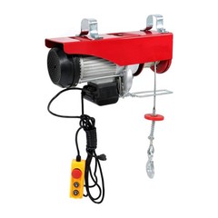 1600W 110V 2200lbs 14ft Crane Winch Wired Remote Control Mini Electric Hoist