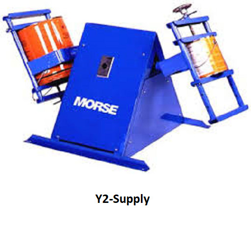 NEW! Morse 1 to 5 Gal 2 Can Tumbler-Air Motor 100 Lb per Can Capacity!!