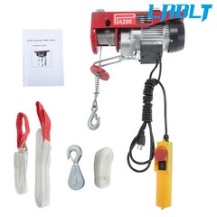 LABLT PA200 Mini Electric Hoist 440lbs/200kg 6.6ft/2m Wired Remote Control