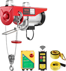 Electric Hoist, 1760 Lbs 120V Electric Winch with 328 Ft Wireless Remote Control