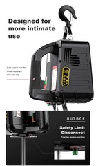 Crane Hoist Electric Hoist 220V 1500W Remote-Controlled Air Conditioning Hoist