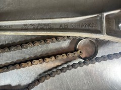 A.B. Chance 3/4 Ton Ratchet Link Chain Hoist. Item ID 2