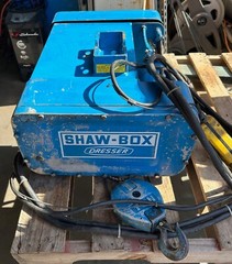 Shaw-Box Dresser Hoist 3-110114-20B 2,000lb Cap. 16Fpm (6395)