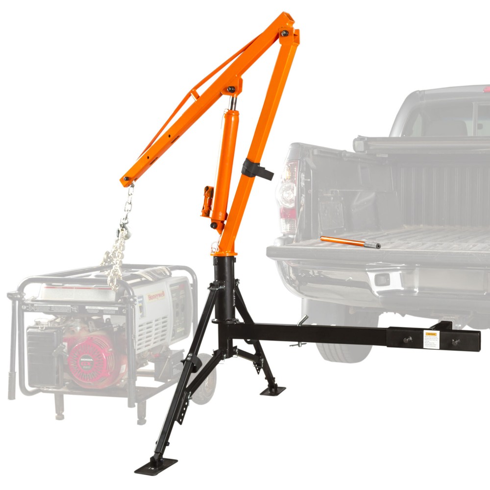 Elevate Outdoor Hydraulic Receiver Hitch Crane – 1,000 lb. Capacity