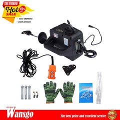 2-in-1 Electric Hoist Winch, 1100 lbs Lift Capacity, 1500W Portable Power Winch