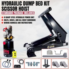 Hydraulic Scissor Hoist Kit – 11 Ton Capacity – Fits 12-16′ Dump Body | PF-616-6