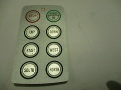 NEW CONDUCTIX WAMPFLER SAGA RADIO REMOTE CONTROL BUTTON LEGEND P/N XA-701P0221