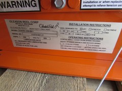 NEW! Gleason S16751-220-09-01 , Lift Cable Reel, 200A/600V, NO ELECTRIC SWITCH!