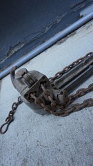 CHISHOLM-MOORE HOIST DIVISION, MODEL B 40825 Puller CM 3/4 TON , Chain