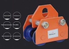 Manual Trolley 0.5/1/2/3/t Ton I-Beam Pulley Block Lifting Hoist Monorail Crane