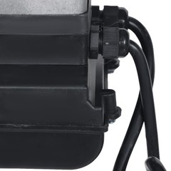 1760lbs 1350W Electric Hoist with 13ft Lifting Belt+3.2ft Metal Ring Axle Belt