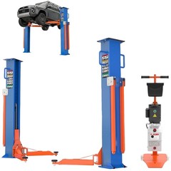 8000lbs Auto Lift 2 Post Car Lift 220V Movable Auto Lift for Garage Free Ship US