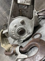 Chance Hoist 1 Ton Hot Stick Ratcheting Strap Hoist. Item ID #35. Used Surplus