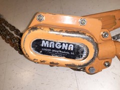 Magna Manual Lever Chain Hoist, 70389, 6 Ton, 20ft Chain, Come-a-Long, c-x