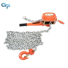Wrench Hoist 6600lb Capacity 20ft Manual Lever Block Steel Chain Hoist G80 Chain