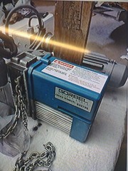Gorbel 2000-1/2 Ton Electric Chain Hoist GS 460-3ph-60hz With Trolley