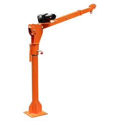 1100lbs Truck-Mounted Base Crane Hoist Lift Pickup with 12V Electric Winch New