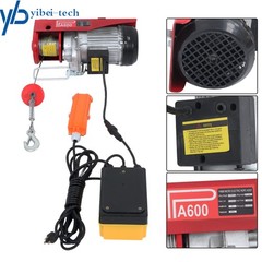 1320lbs Electric Hoist & 14ft Wired Remote Control,328ft Wireless Remote Control