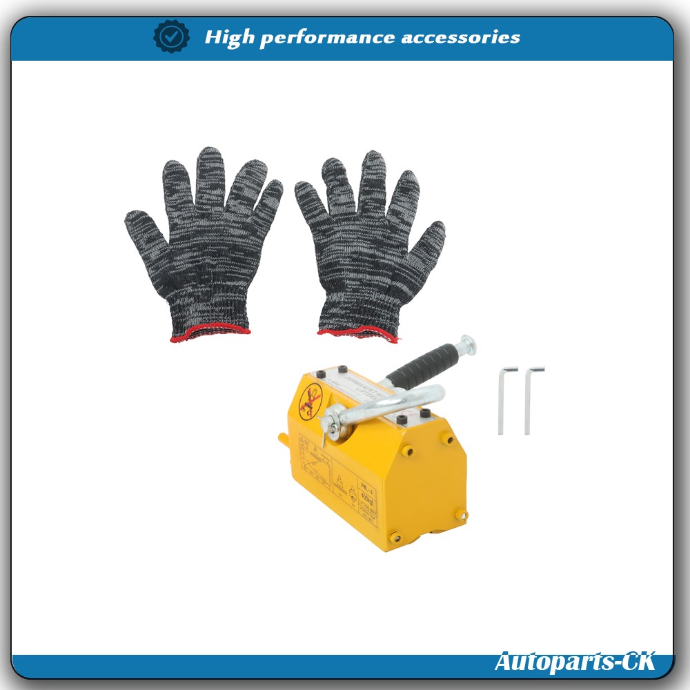 Magnetic Lifter Lifting Magnet 880 lbs/400 kg 2.5 Safety Factor Neodymium Hoist