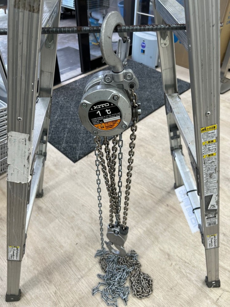 KITO Chain Block CX010L (CX1A) Rated load 1t Standard lifting height 2.5m