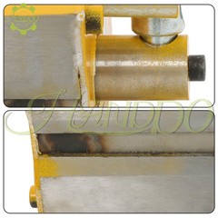 Permanent Magnetic Lifter Lifting Magnet 880 lbs/400 kg 2.5 Safety Factor Yellow