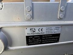 RWTÜV GS Certified 5400kg (5.4 Tonne) Wire Rope Pulling Hoist – New Old Stock –