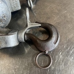 Chance Hoist 1 Ton Hot Stick Ratcheting Strap Hoist. Item ID #63 Used Surplus