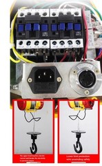 Mini Electric Hoist 220V Suspended Lifter Home Use Lifting Crane Winch