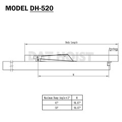 10 Ton Hydraulic Scissor Hoist Kit Short Lower Arm-Fits 12–16′ Dump Bodie DH-520