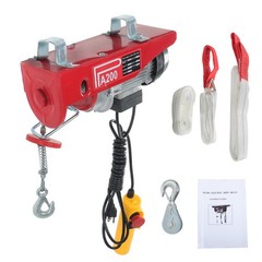 LABLT 440lbs / 200kg 110V Mini Electric Hoist 6.6 ft Wired Remote Control