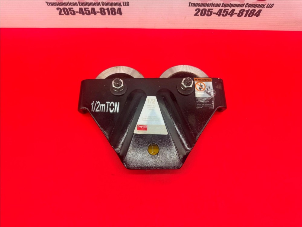 Dayton 3MB56 ½ Metric Ton (1000 lbs) Hoist Trolley