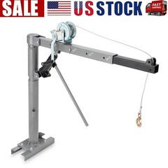 Truck Hoist Crane Steel Pickup Truck Jib Crane Hoist 360° Swivel Heavy 1000lbs